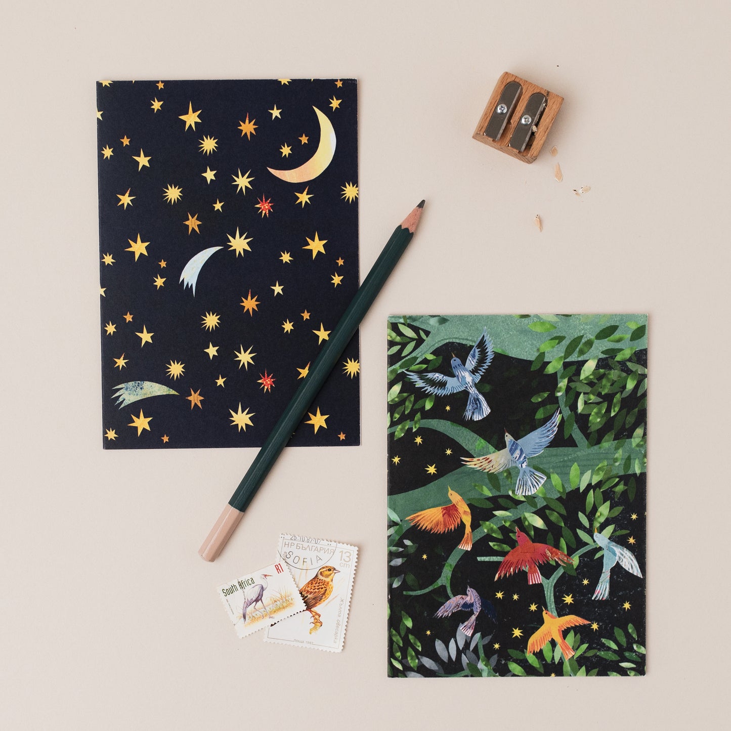 Starry Night Luxury, 100% Recycled Wrapping Paper