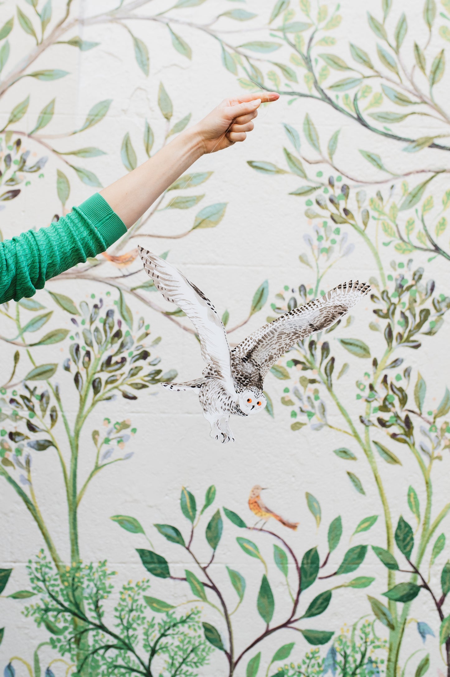 Snowy Owl Decorative Bird Art