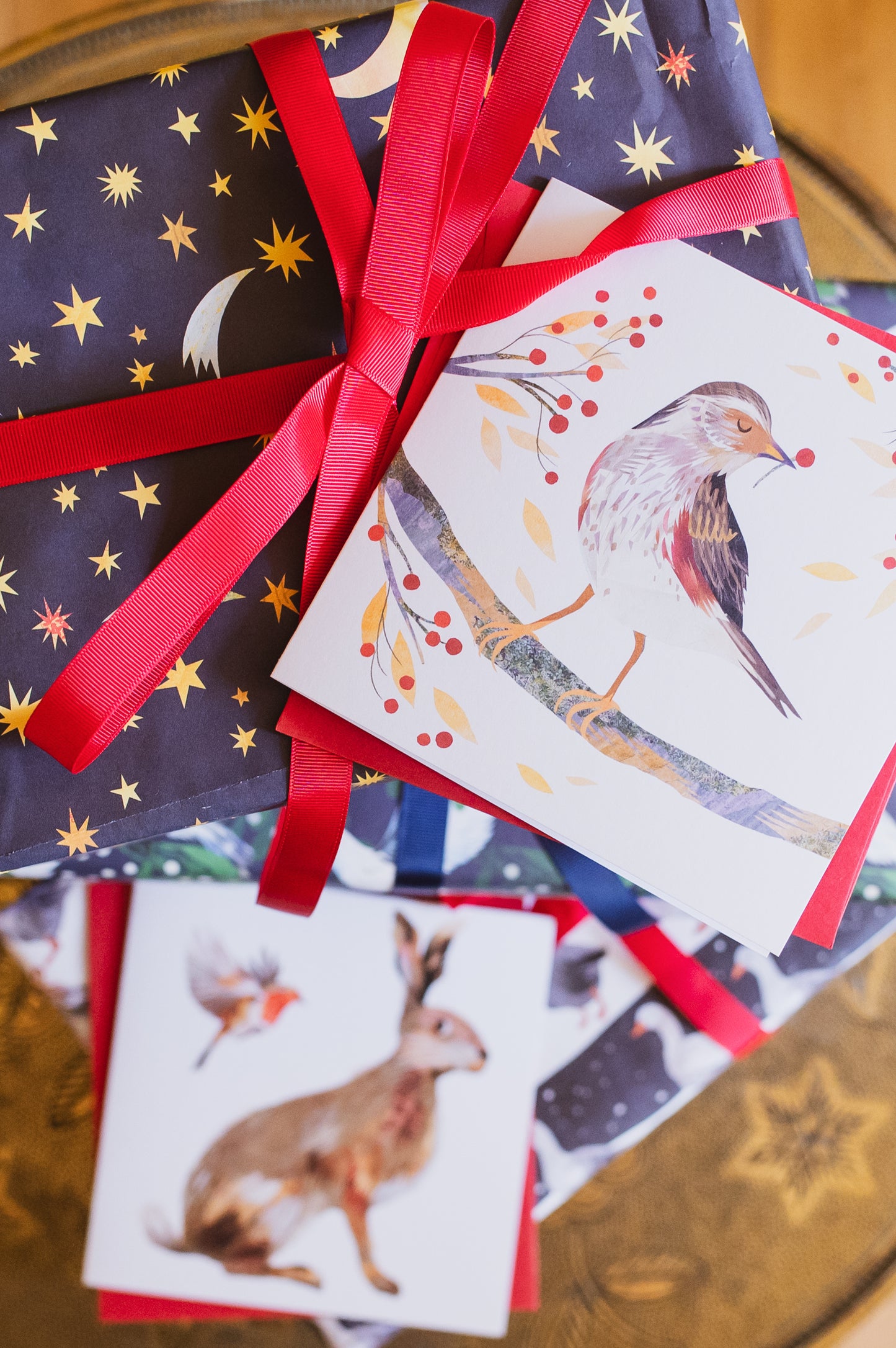 Redwing Christmas Card