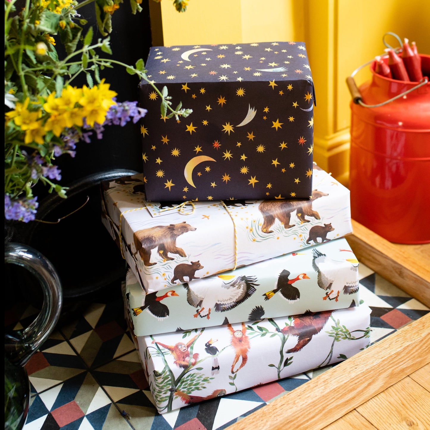 SALE: Surprise Box of Slight Seconds Wrapping Paper - Luxury, 100% Recycled Wrapping Paper