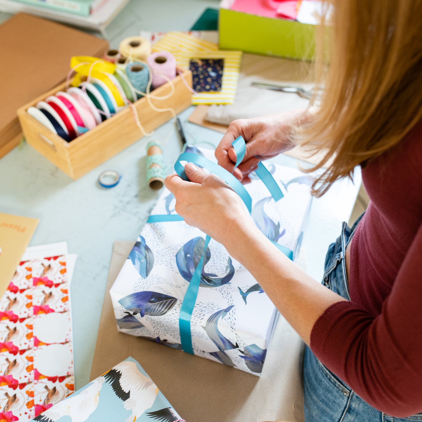 SALE: Surprise Box of Slight Seconds Wrapping Paper - Luxury, 100% Recycled Wrapping Paper
