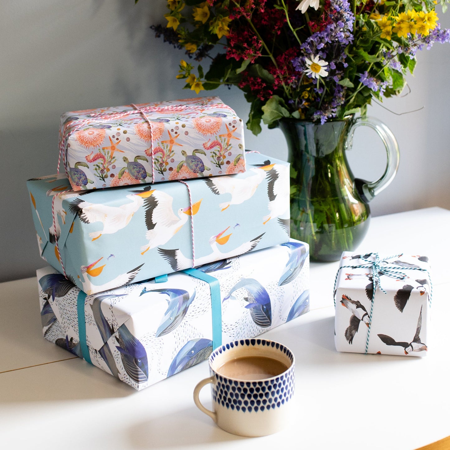 Suprise Pack of Luxury, 100% Recycled Wrapping Paper