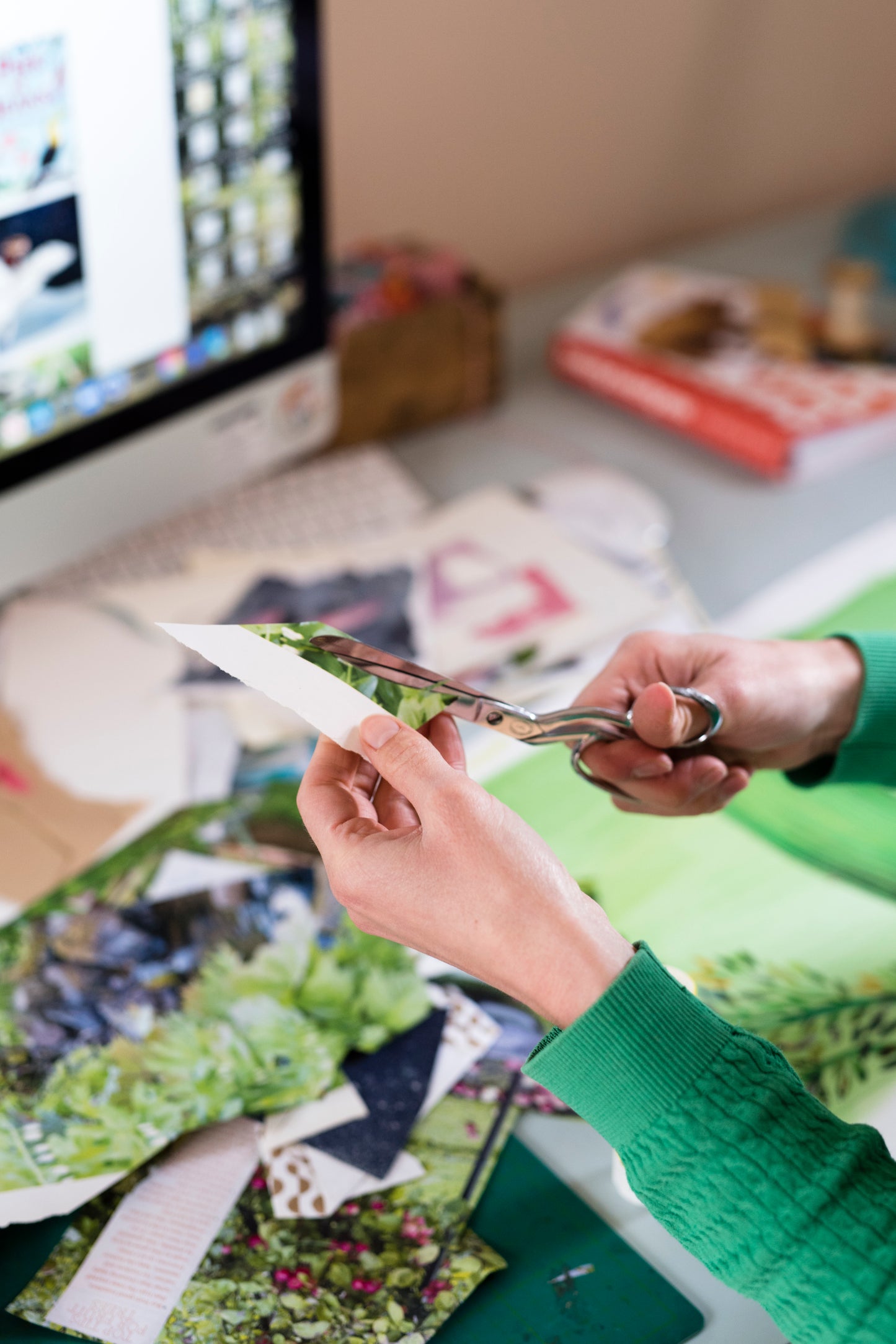 Mistletoe Dove Luxury, 100% Recycled Christmas Wrapping Paper