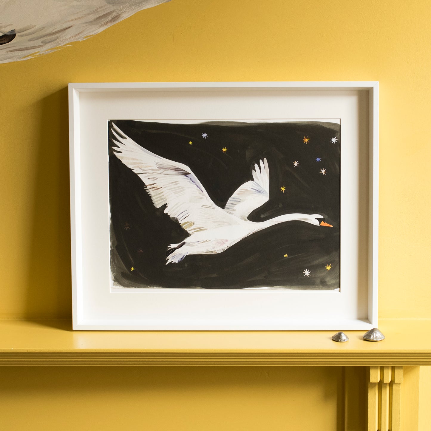 'Rise Up' Swan Illustration Print