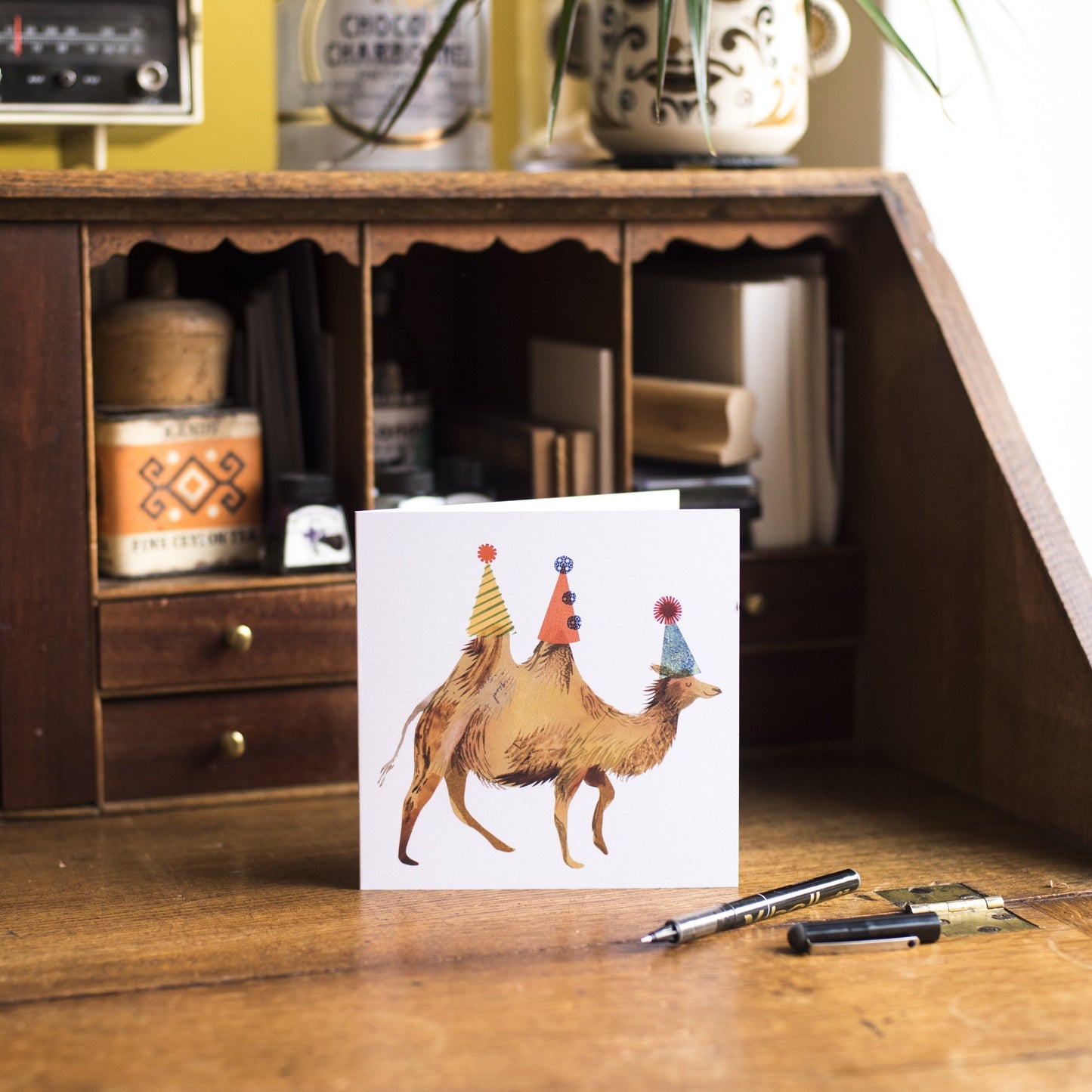 Party Camel Birthday Card
