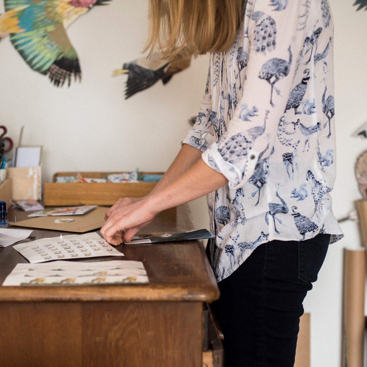 Fabulous Flock Luxury, 100% Recycled Wrapping Paper