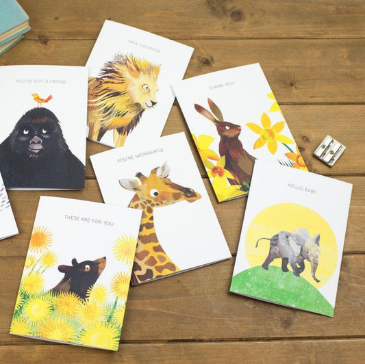 Thank You - Rabbit Greetings Card