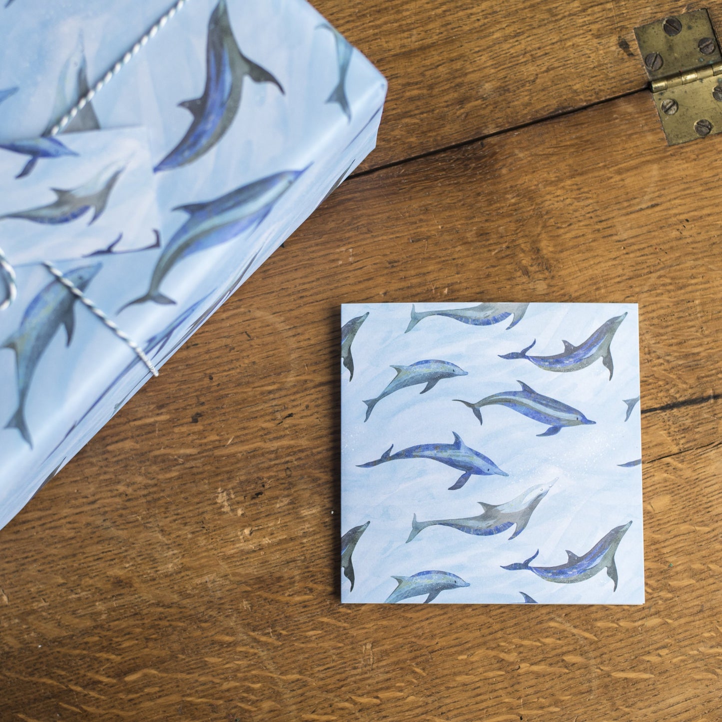 Dancing Dolphins Luxury, Recycled 100% Wrapping Paper