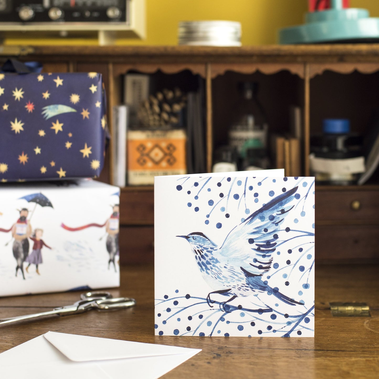 Winter Wings Greetings Cards