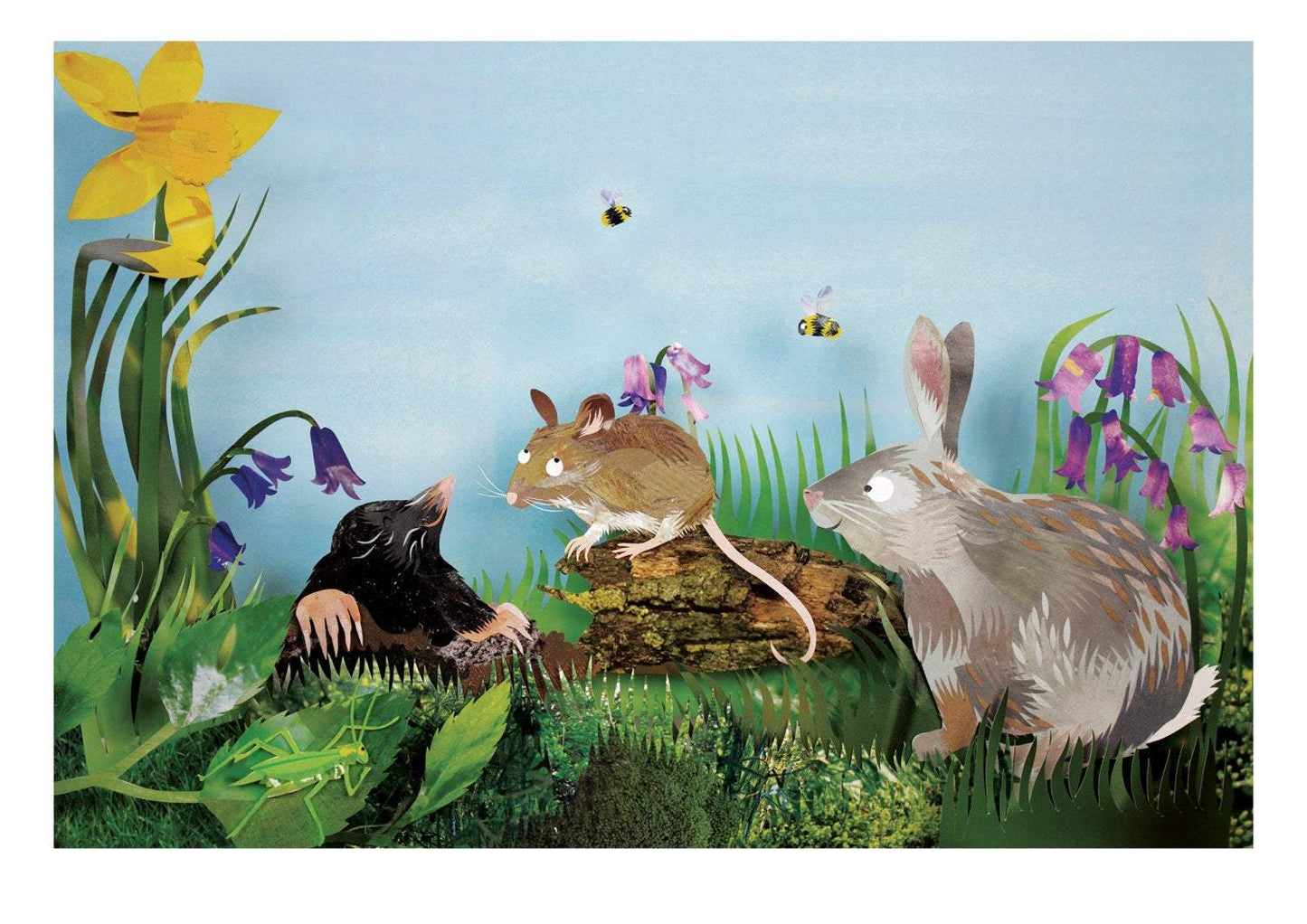 Spring in the Garden Illustration Print