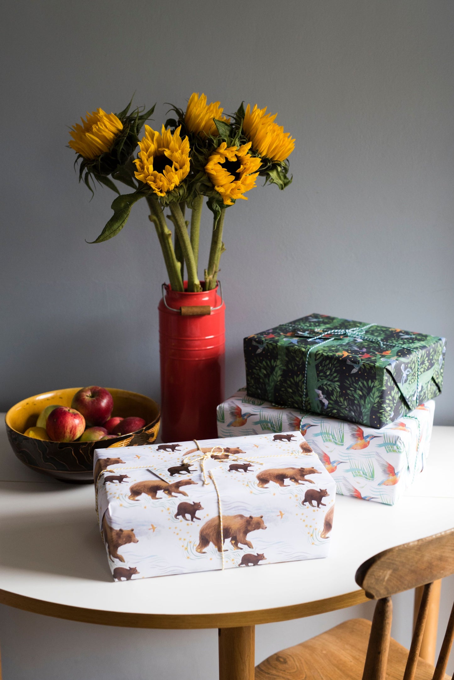 Kingfisher River Luxury, 100% Recycled Wrapping Paper