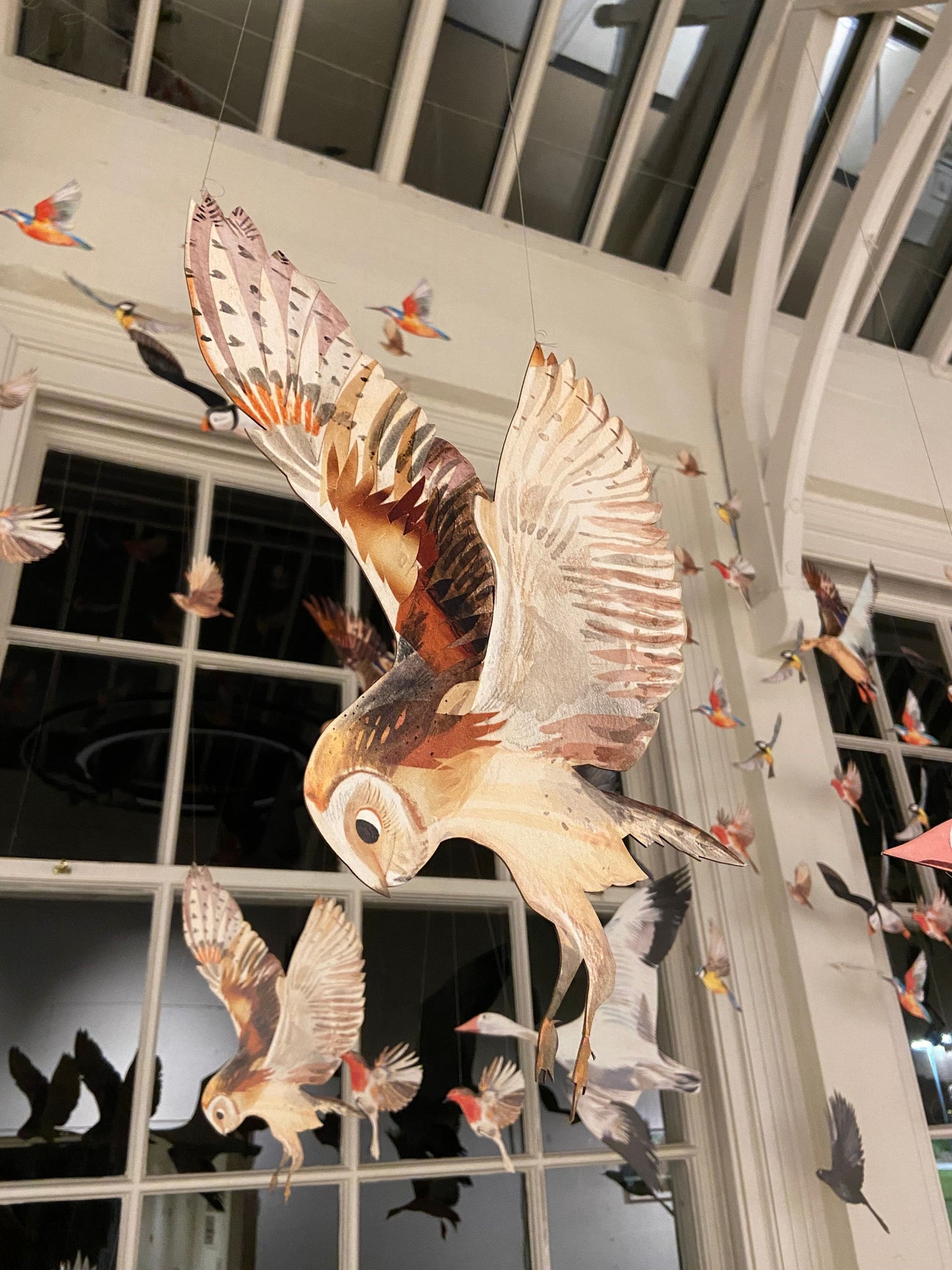 Barn Owl Decorative Bird Art