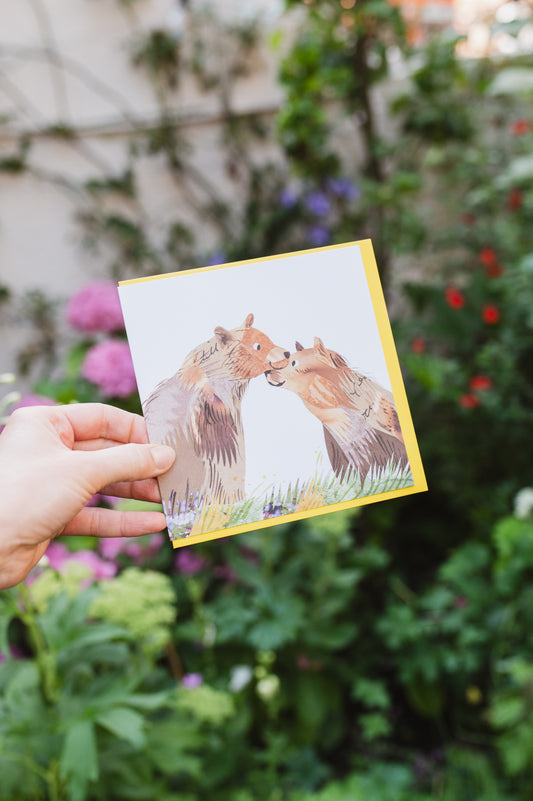 Bears Together Greetings Card