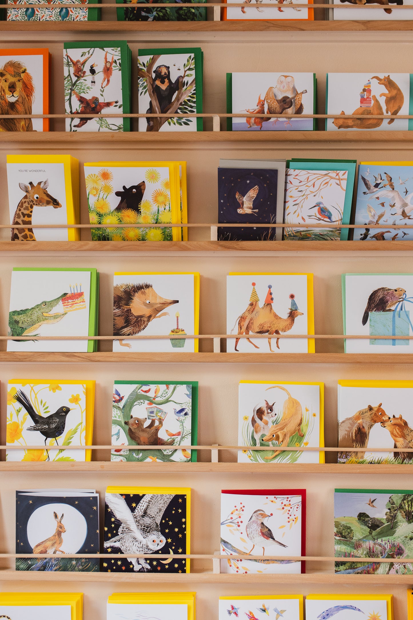 Beaver Ties a Bow Birthday Card - Eco Friendly Greetings Card