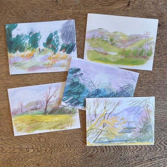 SUPER SECONDS SALE Sketchbook Cards Collection - 10 cards