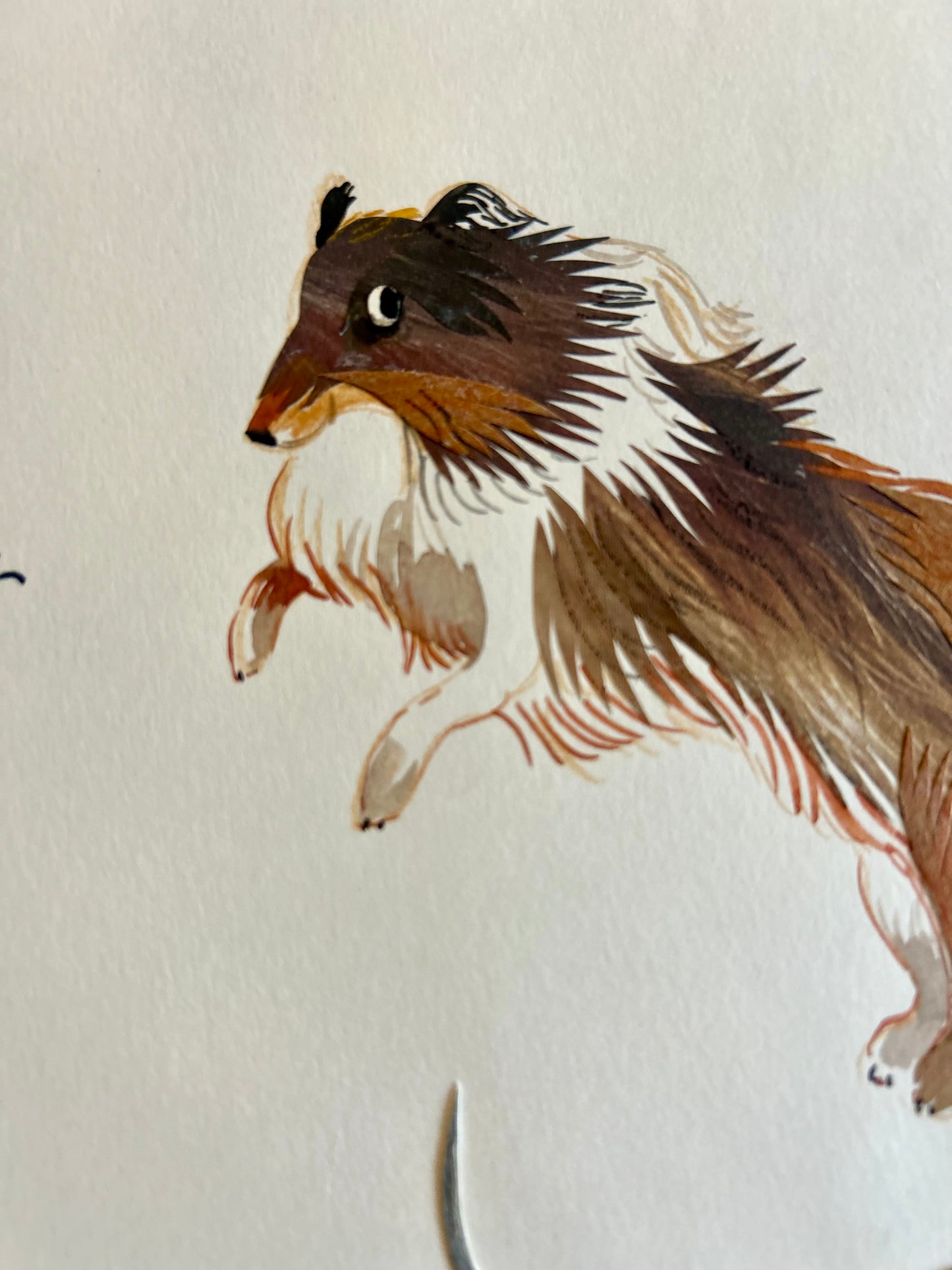 Super Seconds Festival - Dogs Original Collage Artwork