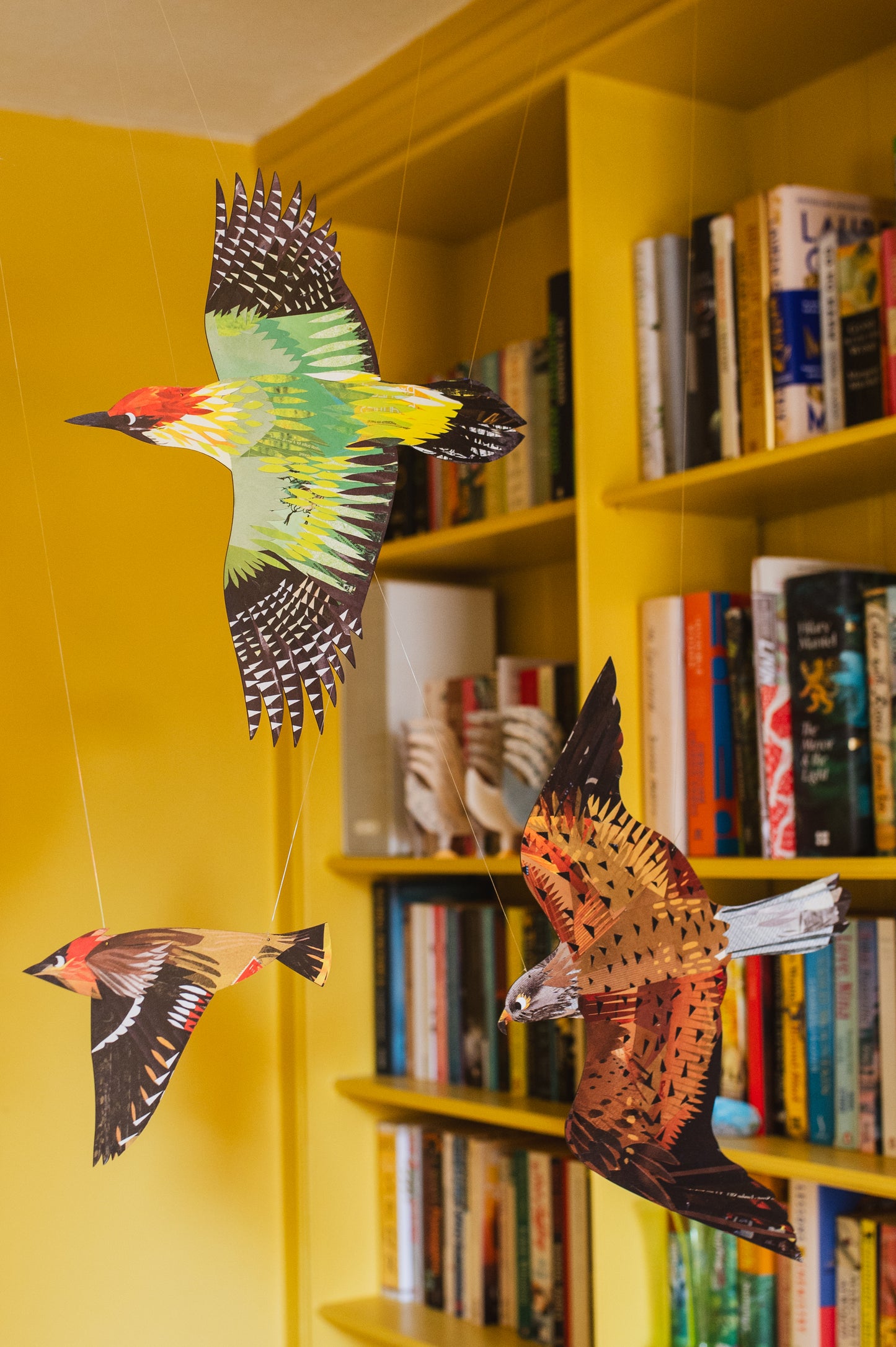 Waxwing Decorative Bird Art