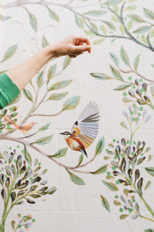 Nuthatch Decorative Bird Art