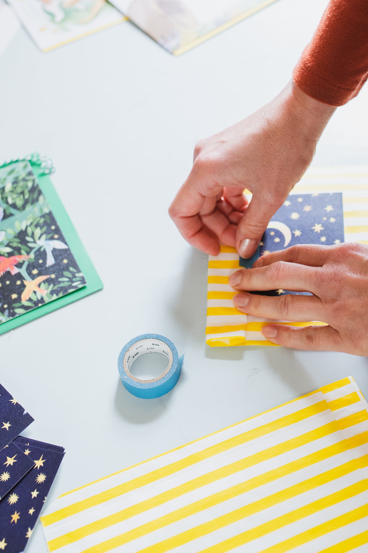 Brown Bear Mini Greetings Card