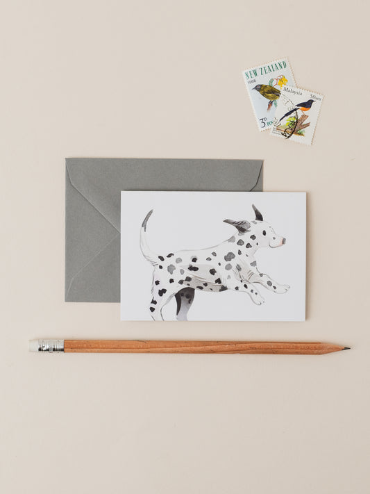 Dalmatian Puppy Mini Greetings Card