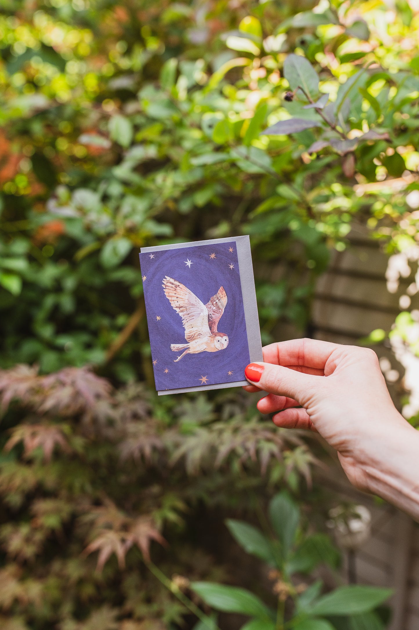 Winter Owl Mini Christmas Card (single card or pack)