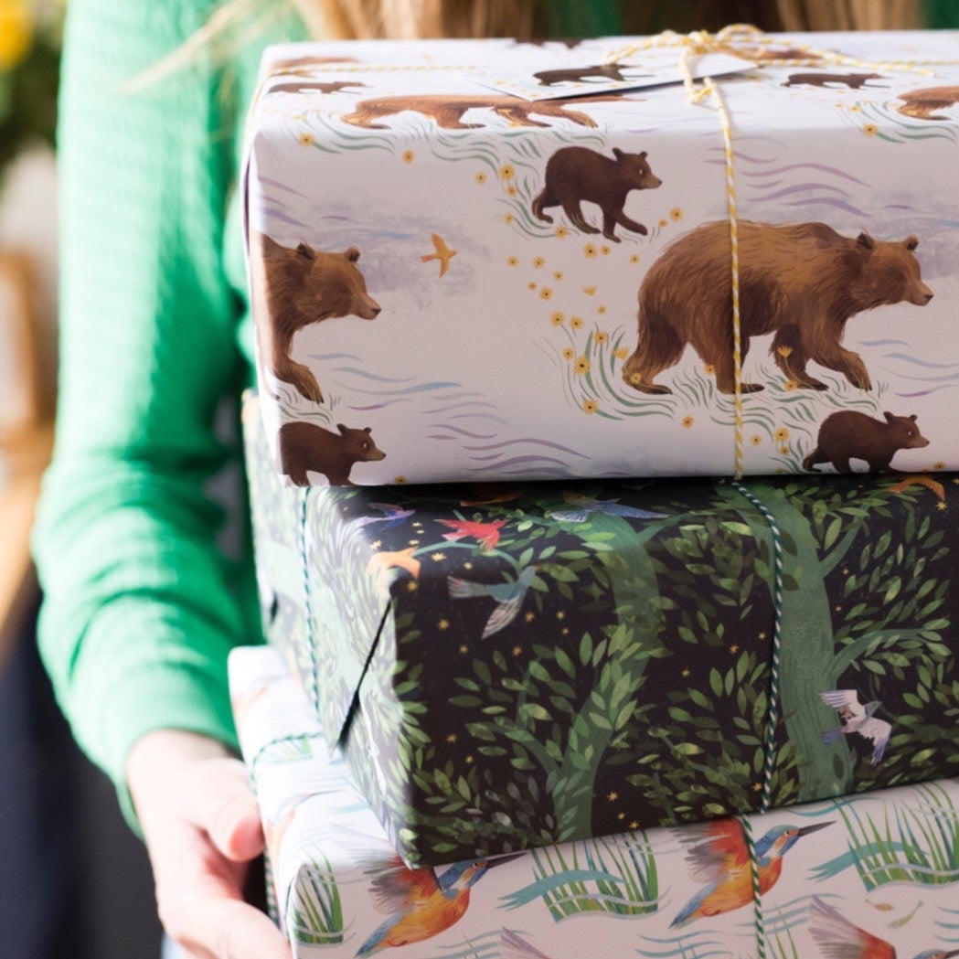 SALE: Surprise Box of Slight Seconds Wrapping Paper - Luxury, 100% Recycled Wrapping Paper