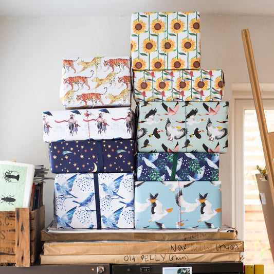 SALE: Surprise Box of Slight Seconds Wrapping Paper - Luxury, 100% Recycled Wrapping Paper