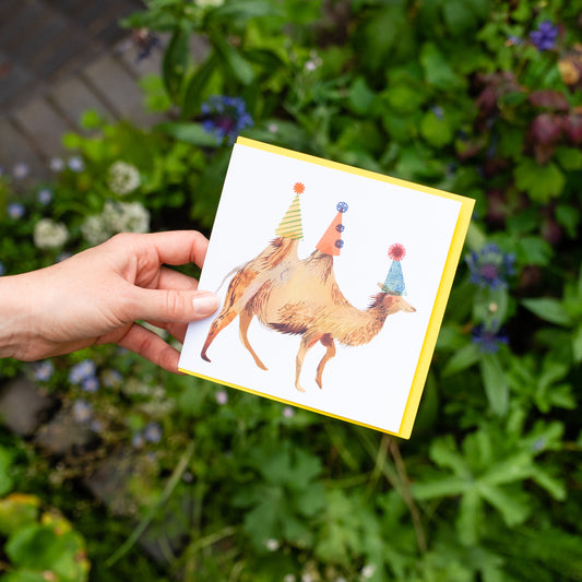 Party Camel Birthday Card