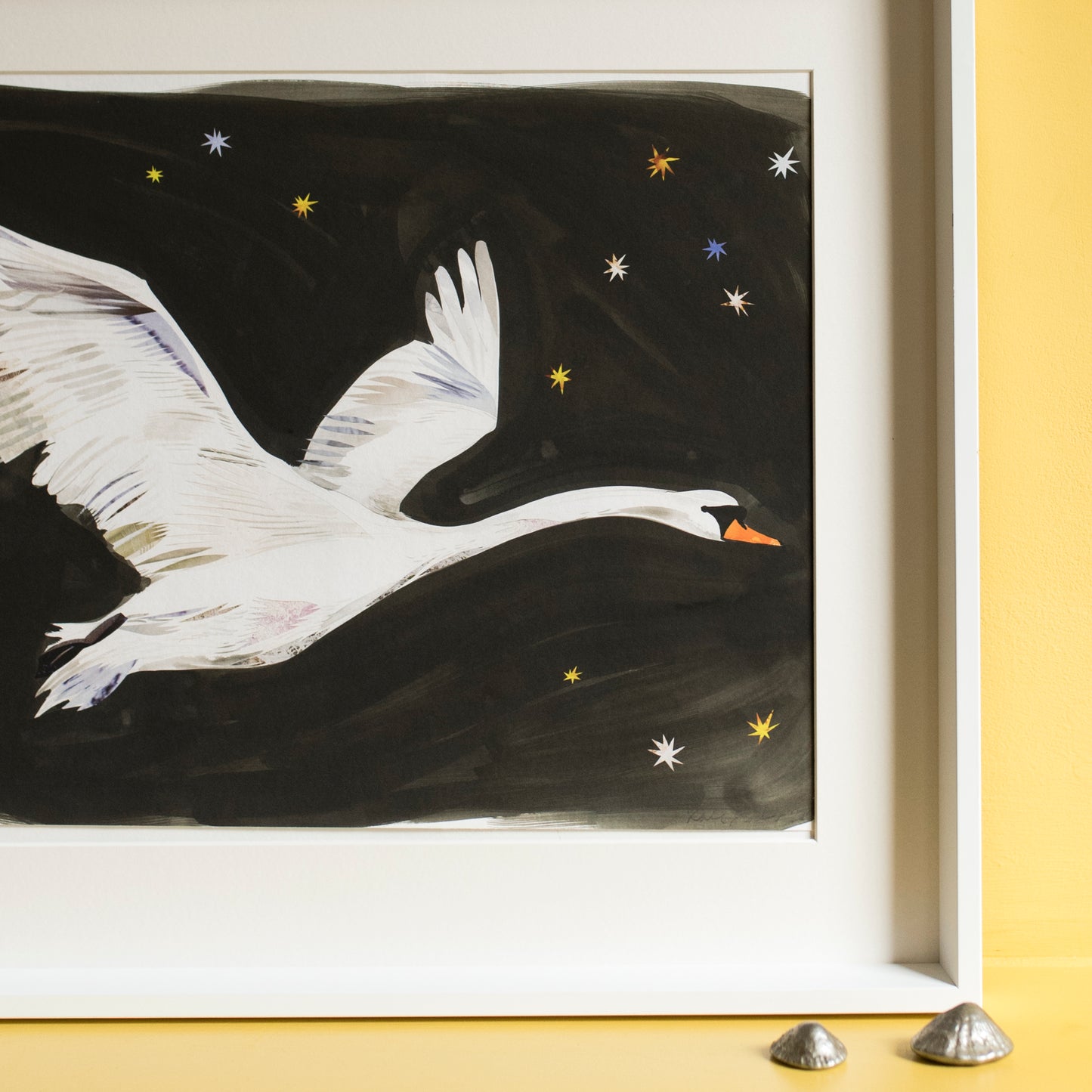 'Rise Up' Swan Illustration Print