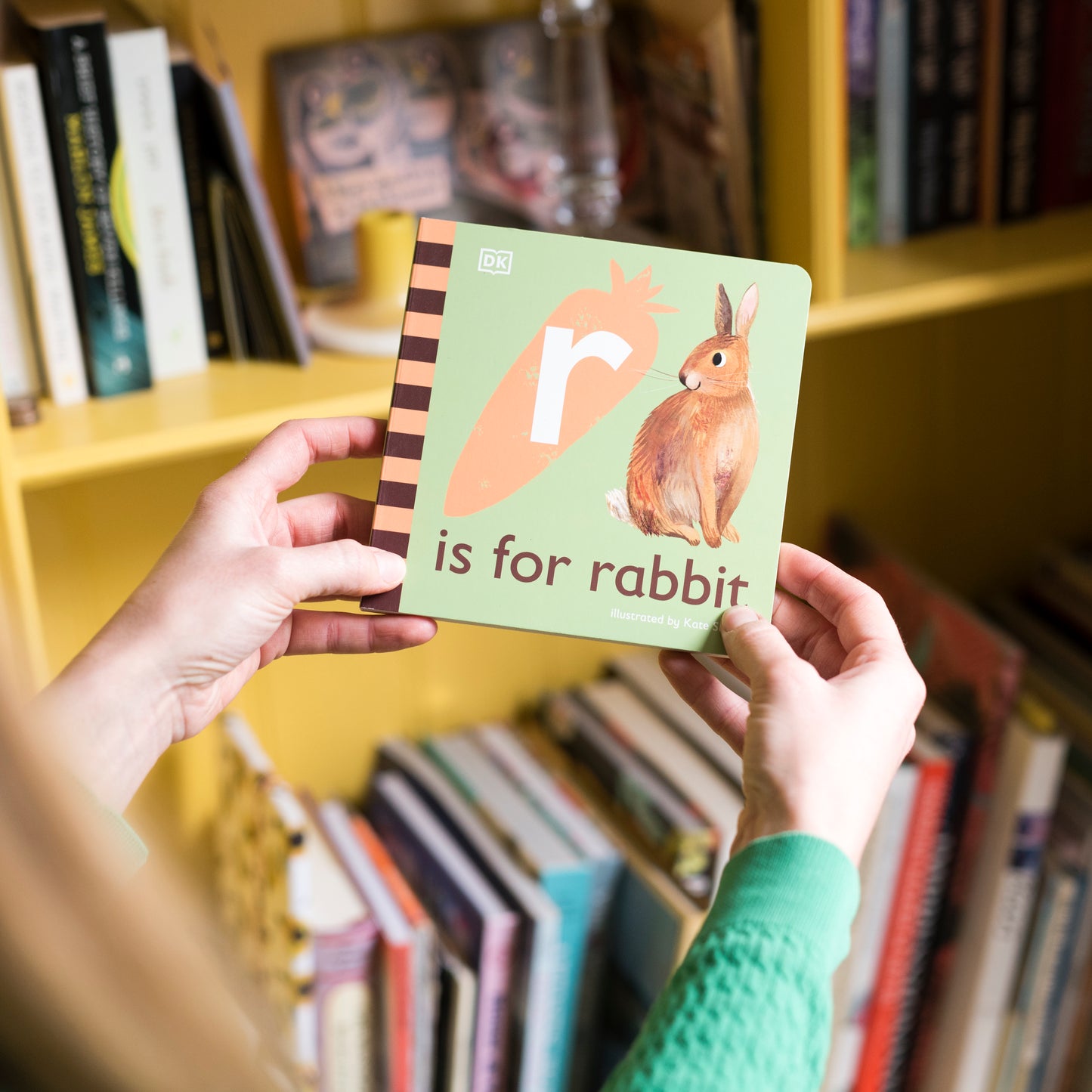 R is for Rabbit - Signed Board Book for Babies and Toddlers