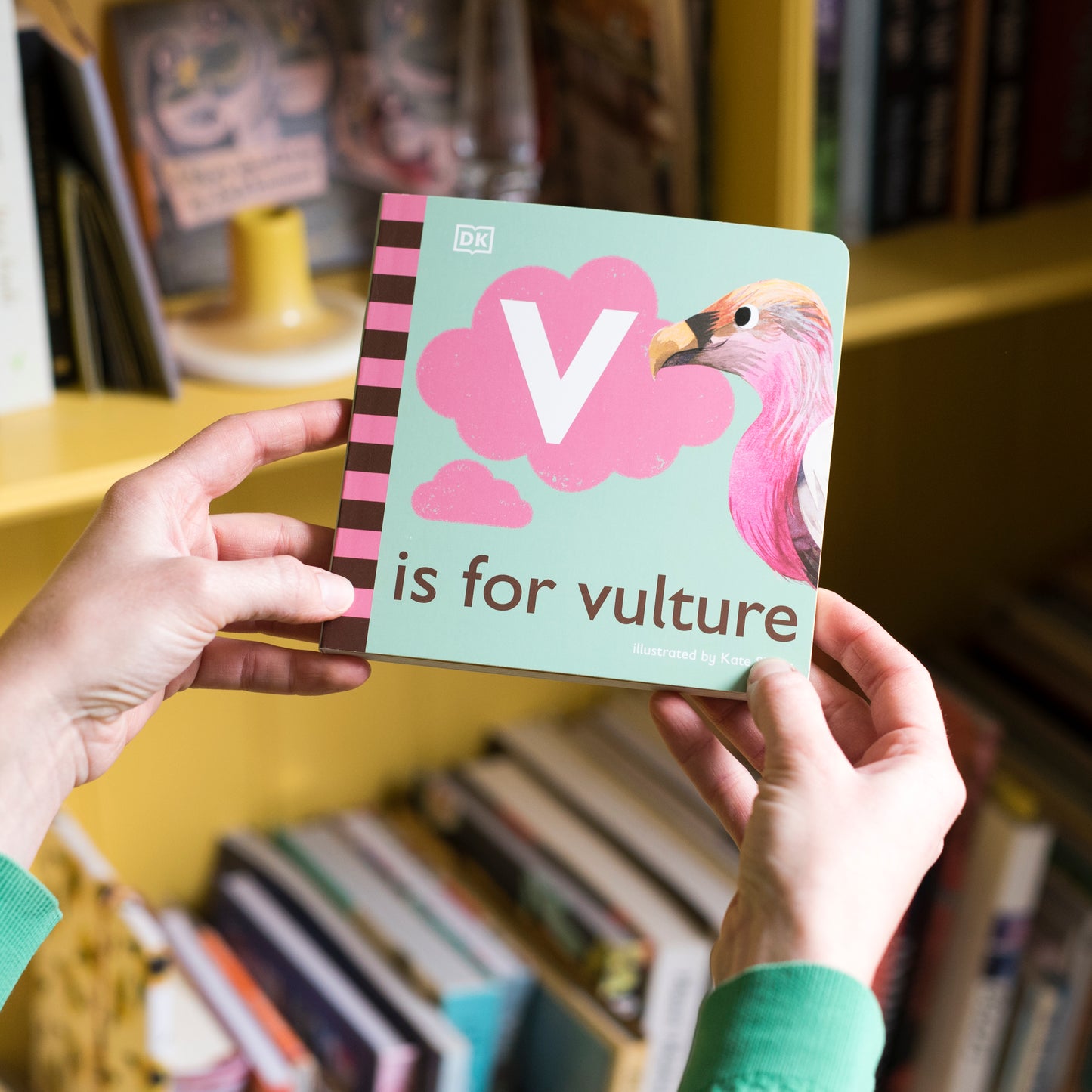 V is for Vulture - Signed Board Book for Babies and Toddlers