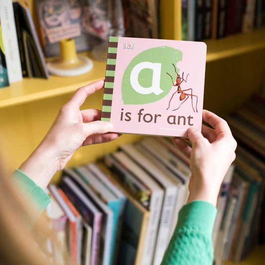 A is for Ant - Signed Board Book for Babies and Toddlers