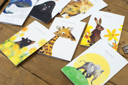 You're Wonderful - Giraffe Greetings Card