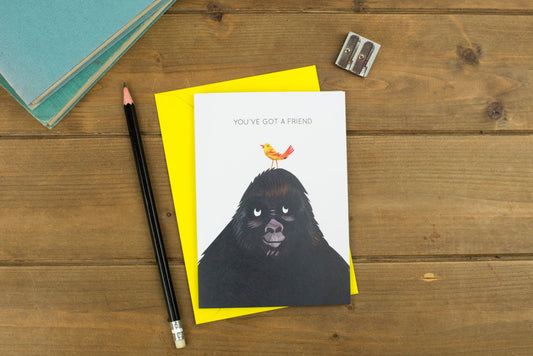 You've Got A Friend - Gorilla Greetings Card