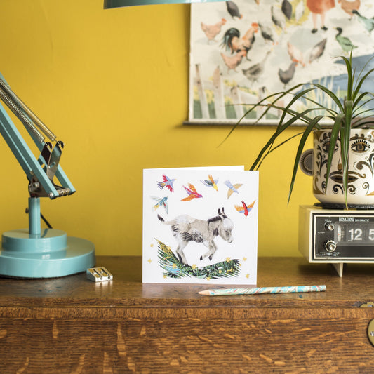 Dancing Donkey Greetings Card