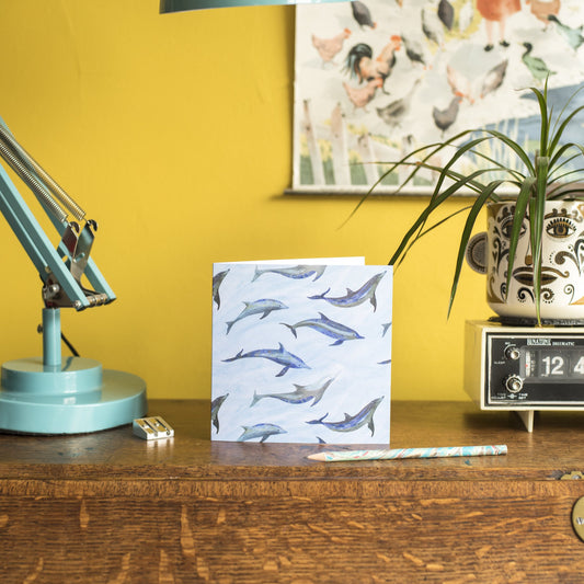 Dolphin Dance Greetings Card