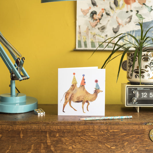 Party Camel Birthday Card