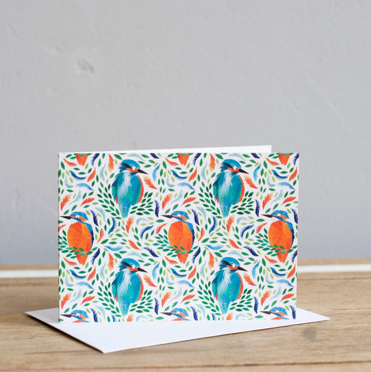 Bright Kingfisher Notecard
