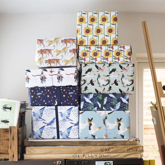 Fabulous Flock Luxury, 100% Recycled Wrapping Paper