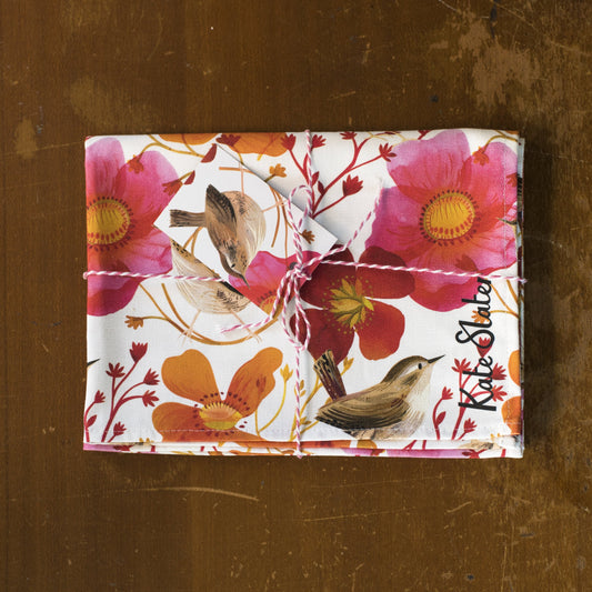 Wren & Poppies Organic Cotton Tea Towel