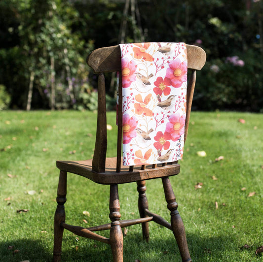 Wren & Poppies Organic Cotton Tea Towel