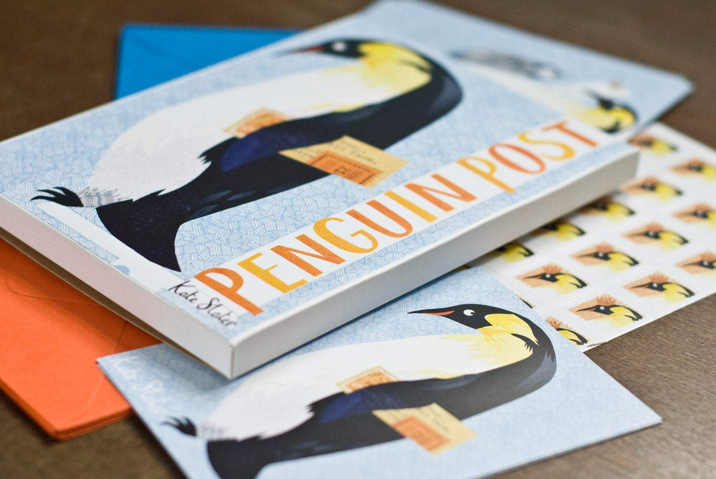 Children's Penguin Post Stationery Set