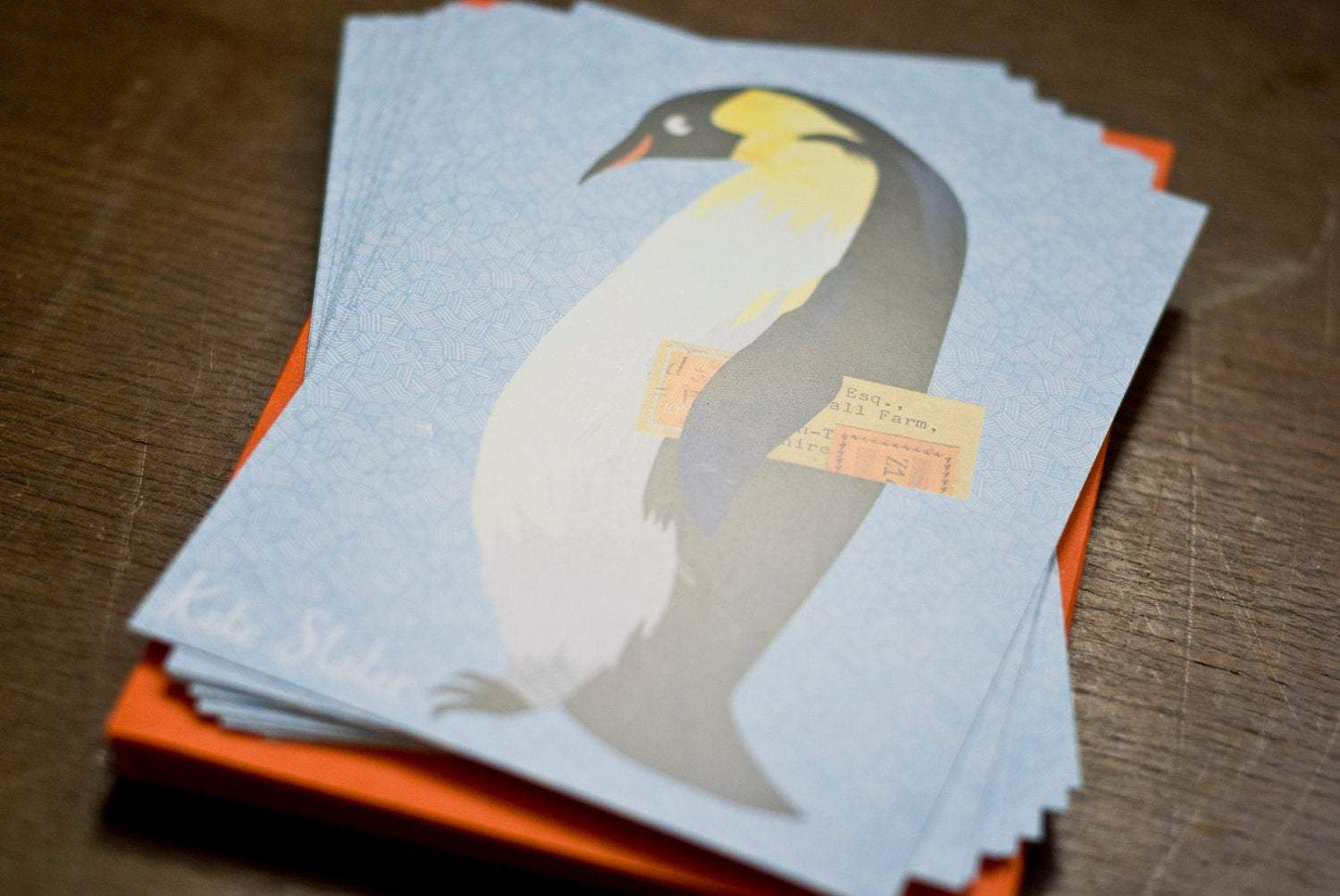 Children's Penguin Post Stationery Set