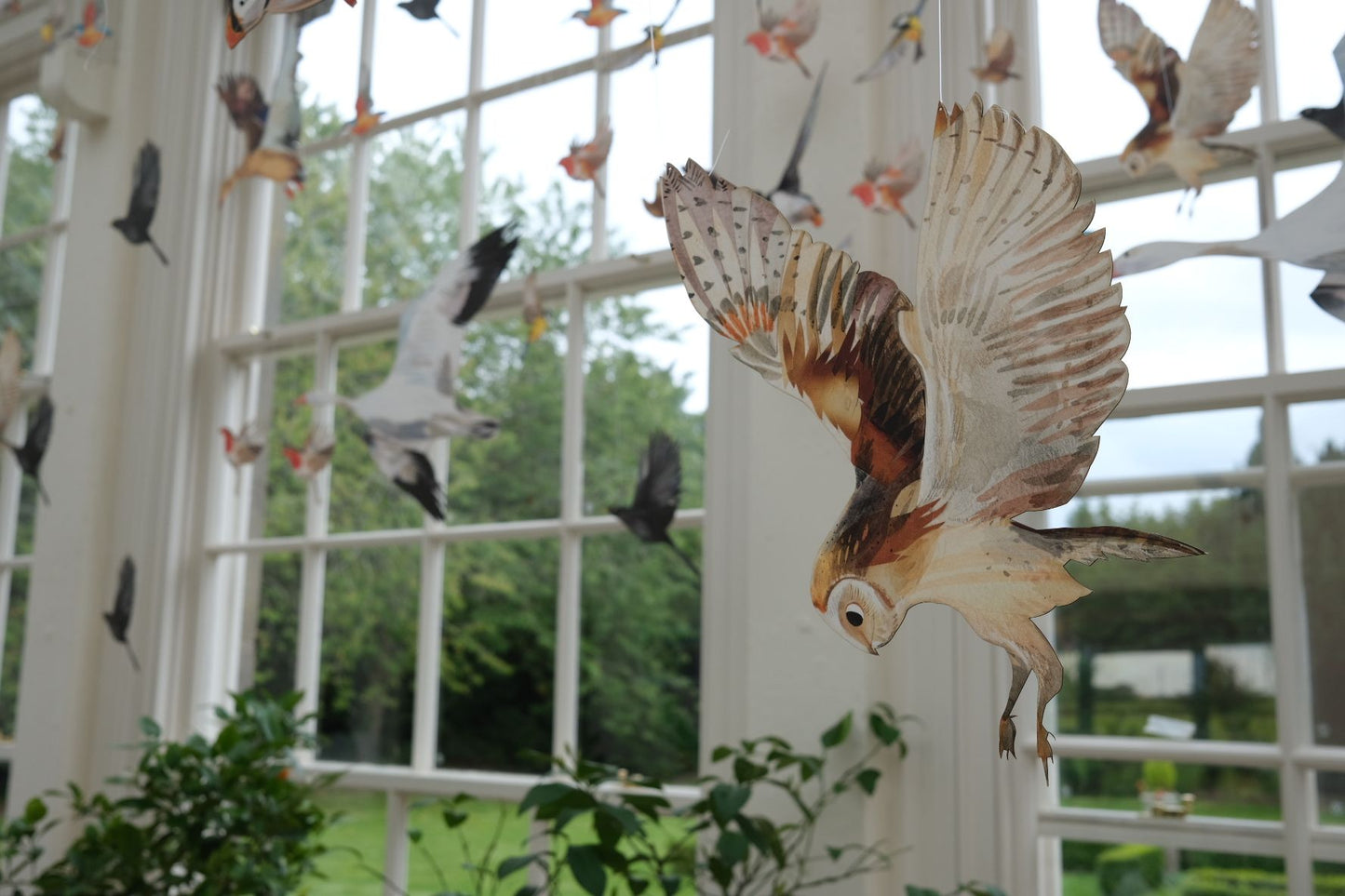 Barn Owl Decorative Bird Art