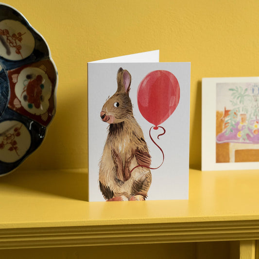 Birthday Bunny Greetings Card